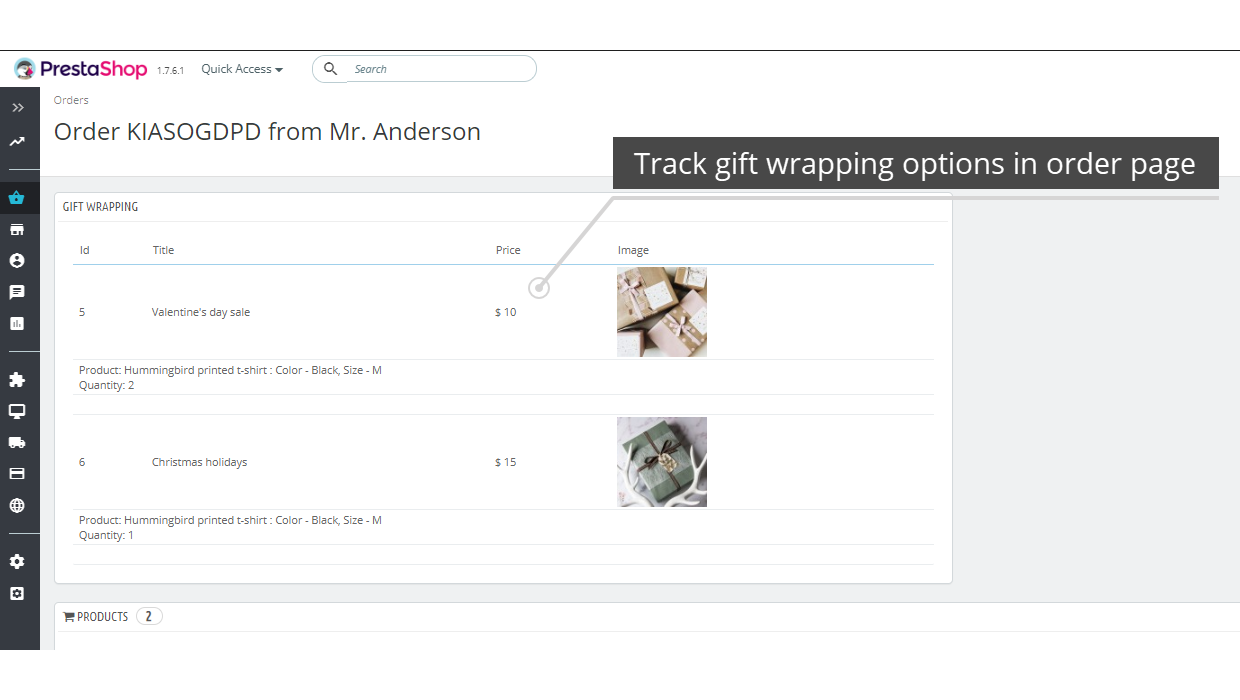 Advanced Gift Wrapping  PrestaShop...