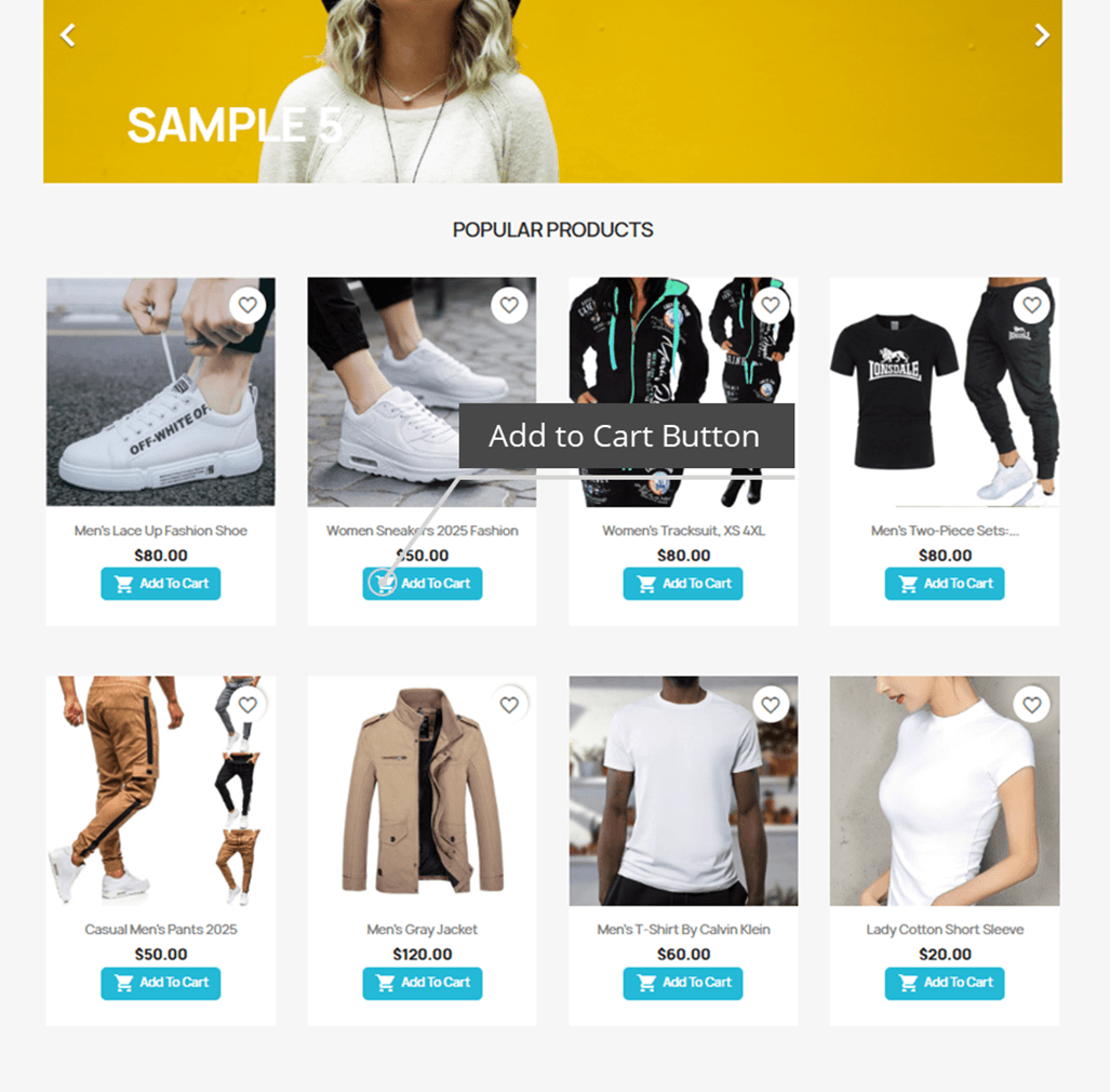 Add to Cart Pro — Product List Quick Buy & Sticky Bar screenshot 1