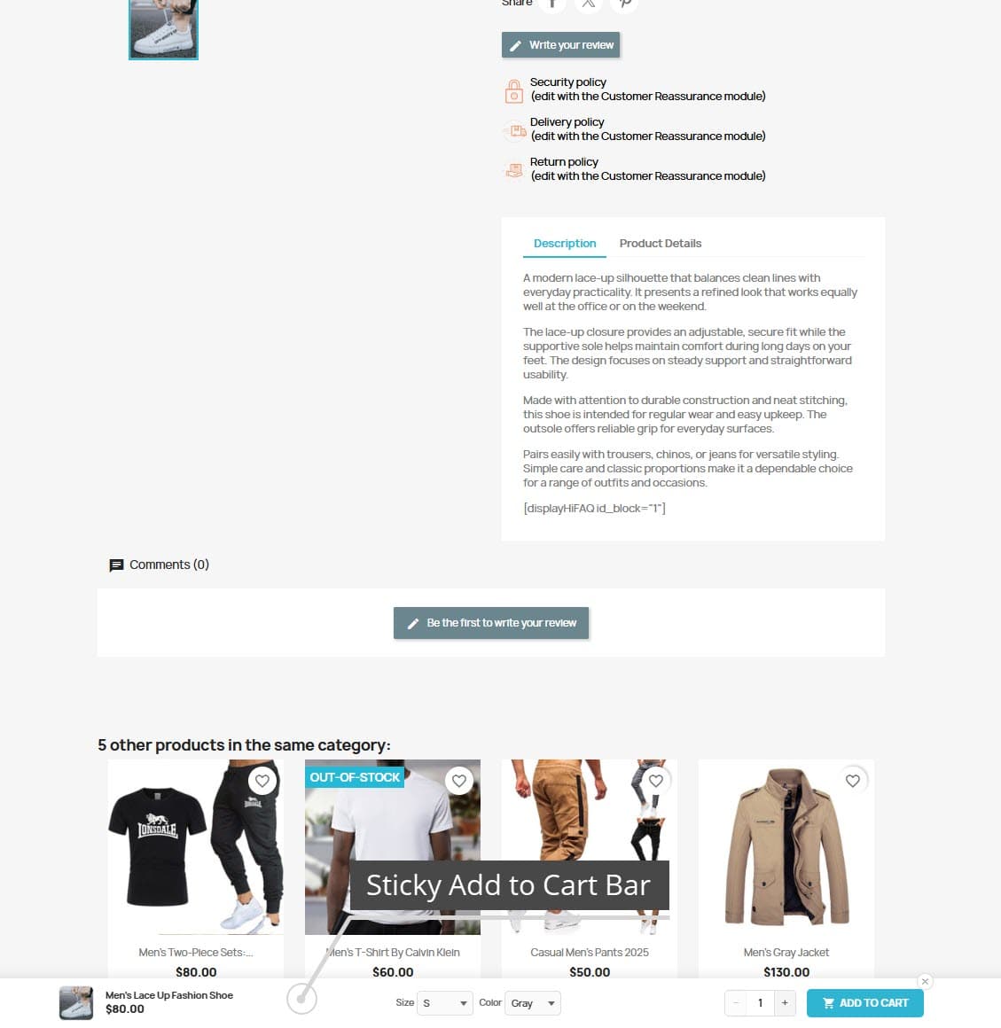 Add to Cart Pro — Product List Quick Buy & Sticky Bar screenshot 5
