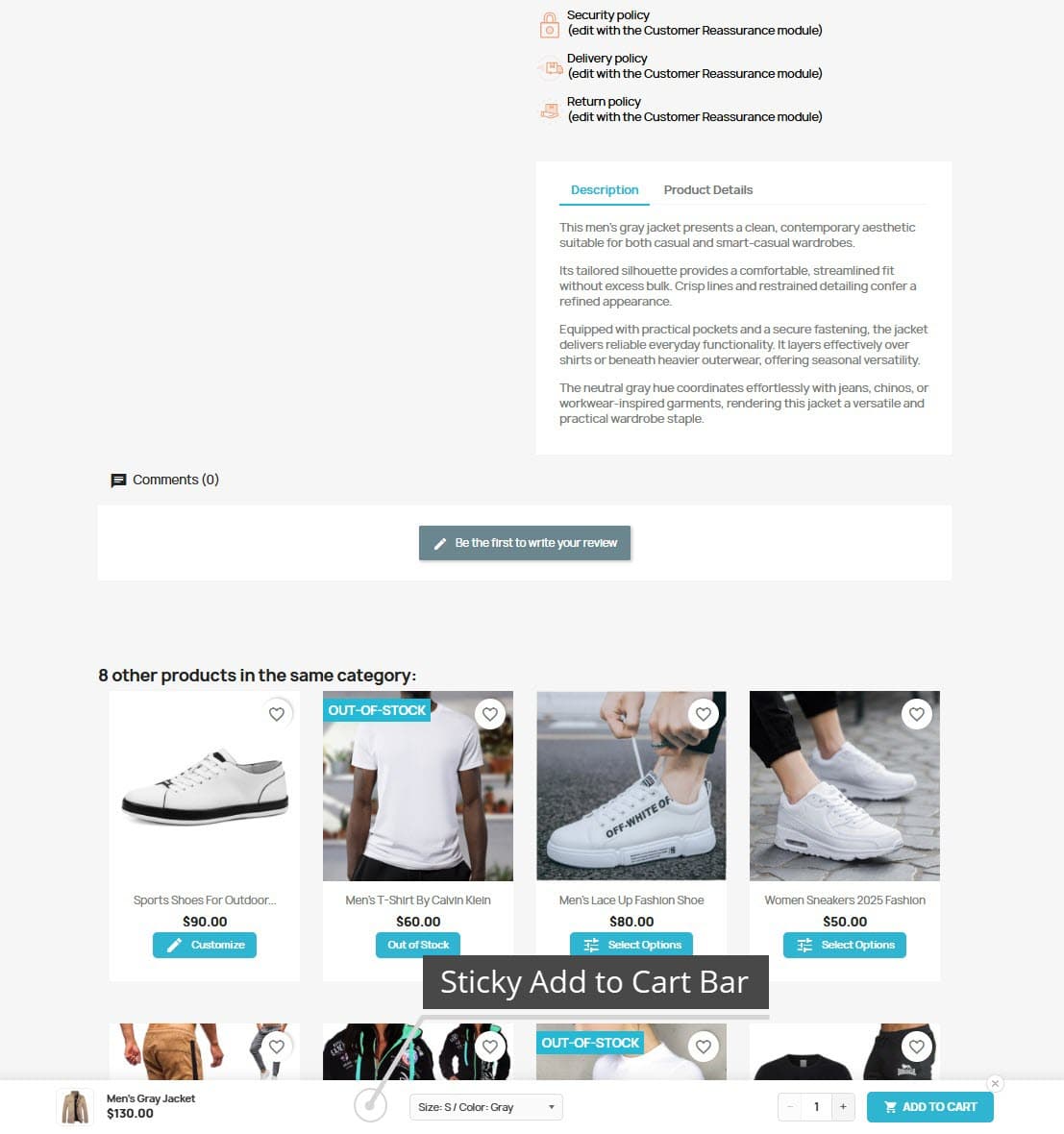 Add to Cart Pro — Product List Quick Buy & Sticky Bar screenshot 6