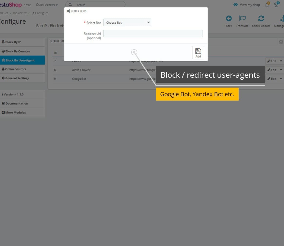 Ban IP - Block Visitors & View Location / Address screenshot 6