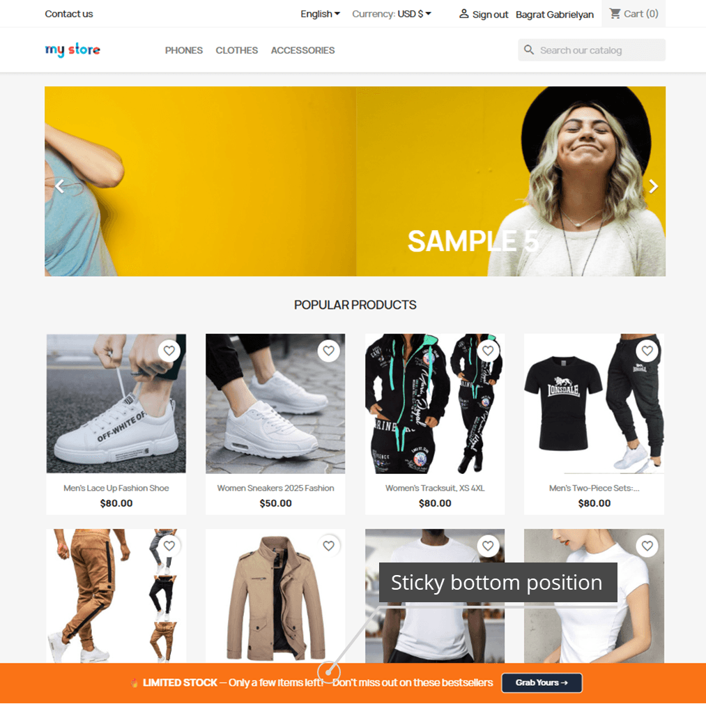 Promo Banner Pro: Countdown & Sales Alerts screenshot 4