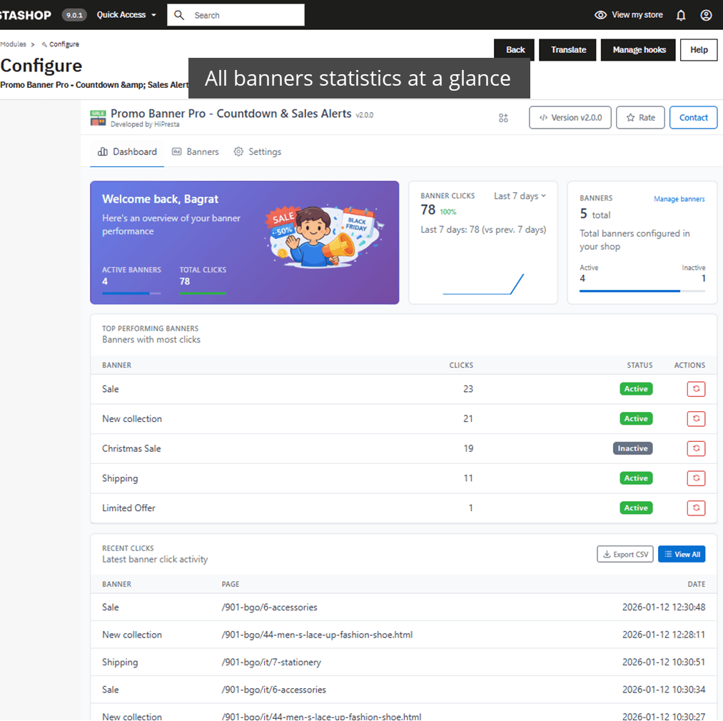 Promo Banner Pro: Countdown & Sales Alerts screenshot 5