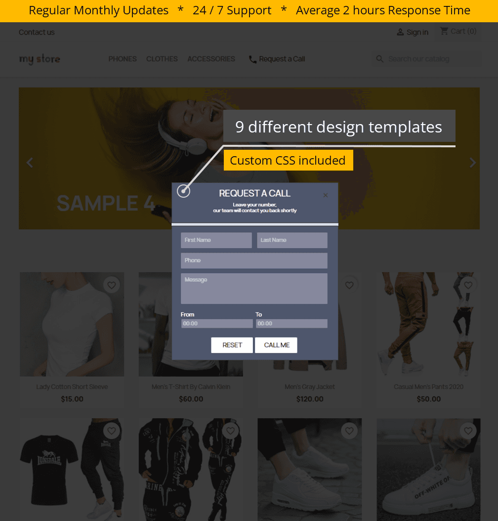 InstantConnect: Quick Callback Request Integration screenshot 2