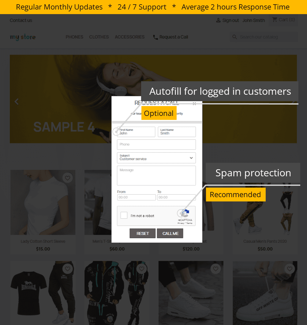 InstantConnect: Quick Callback Request Integration screenshot 4