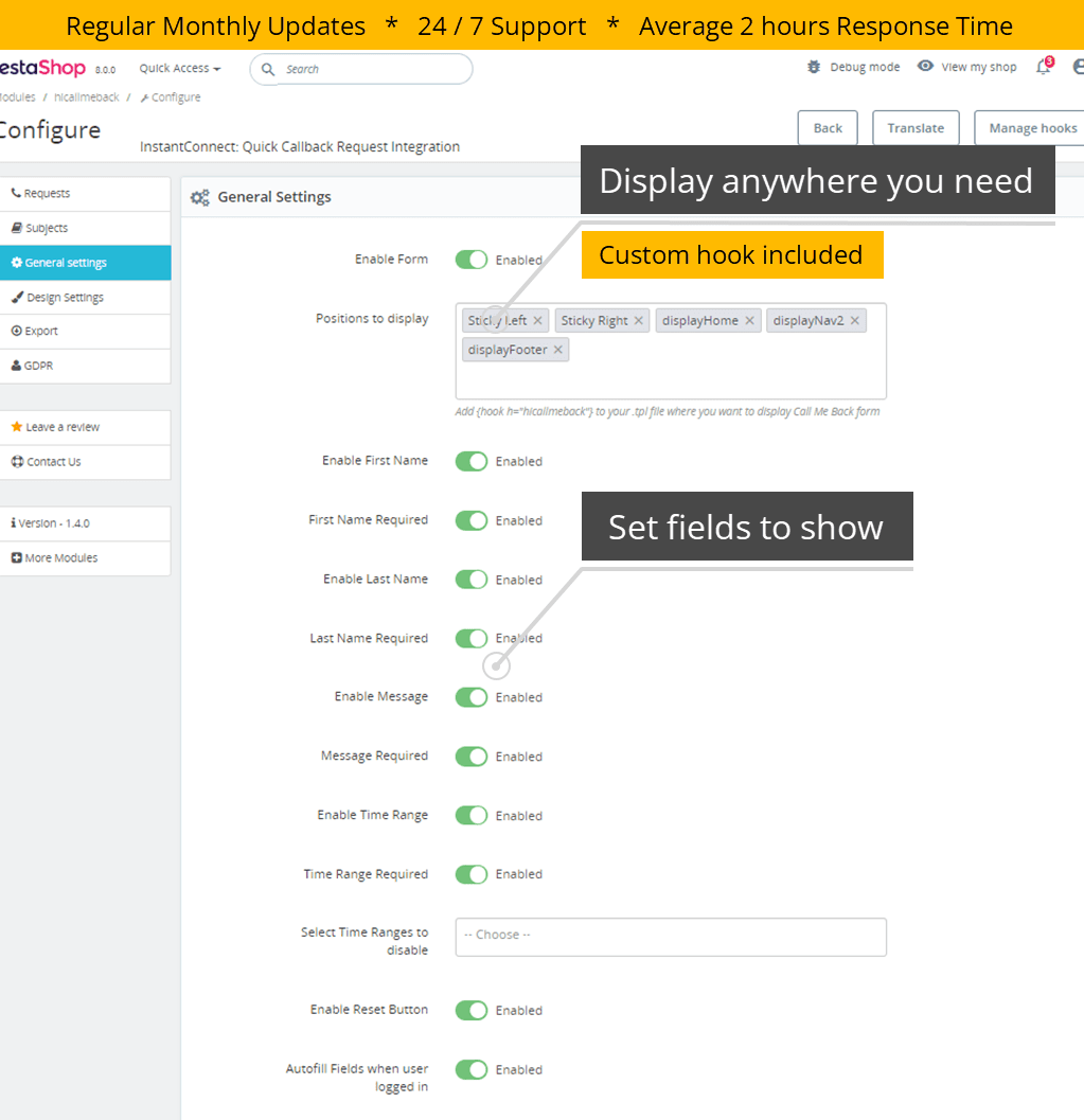 InstantConnect: Quick Callback Request Integration screenshot 5