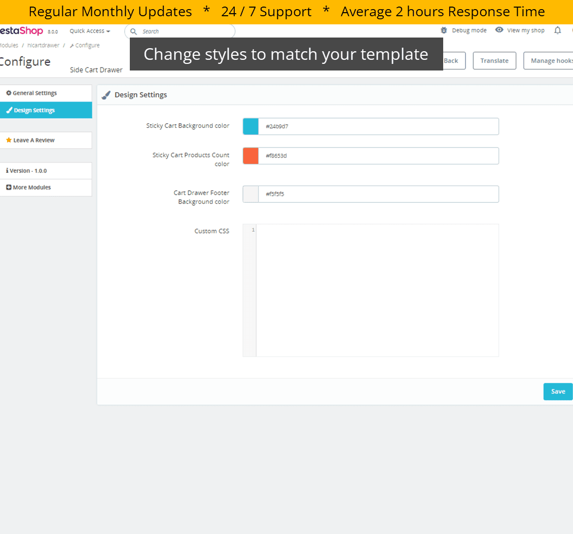 Side Cart Drawer screenshot 4