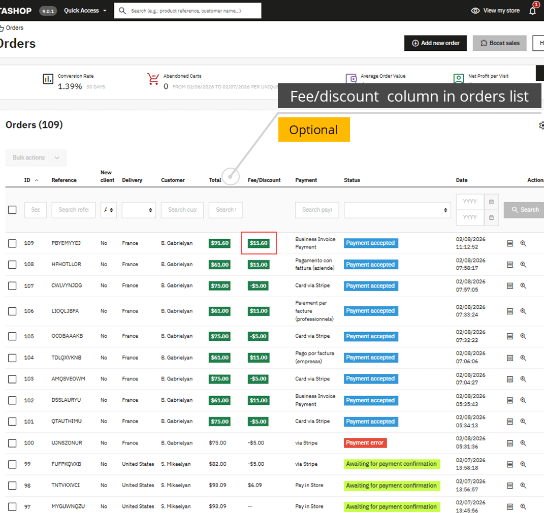 Payment Fees, Discounts and Custom Payment Methods screenshot 6