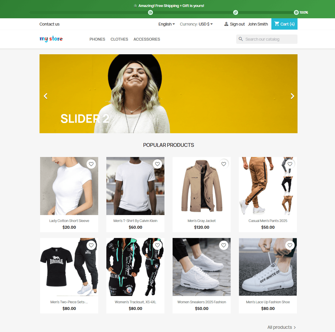 Free Shipping & Cart Reward Progress Bar screenshot 3