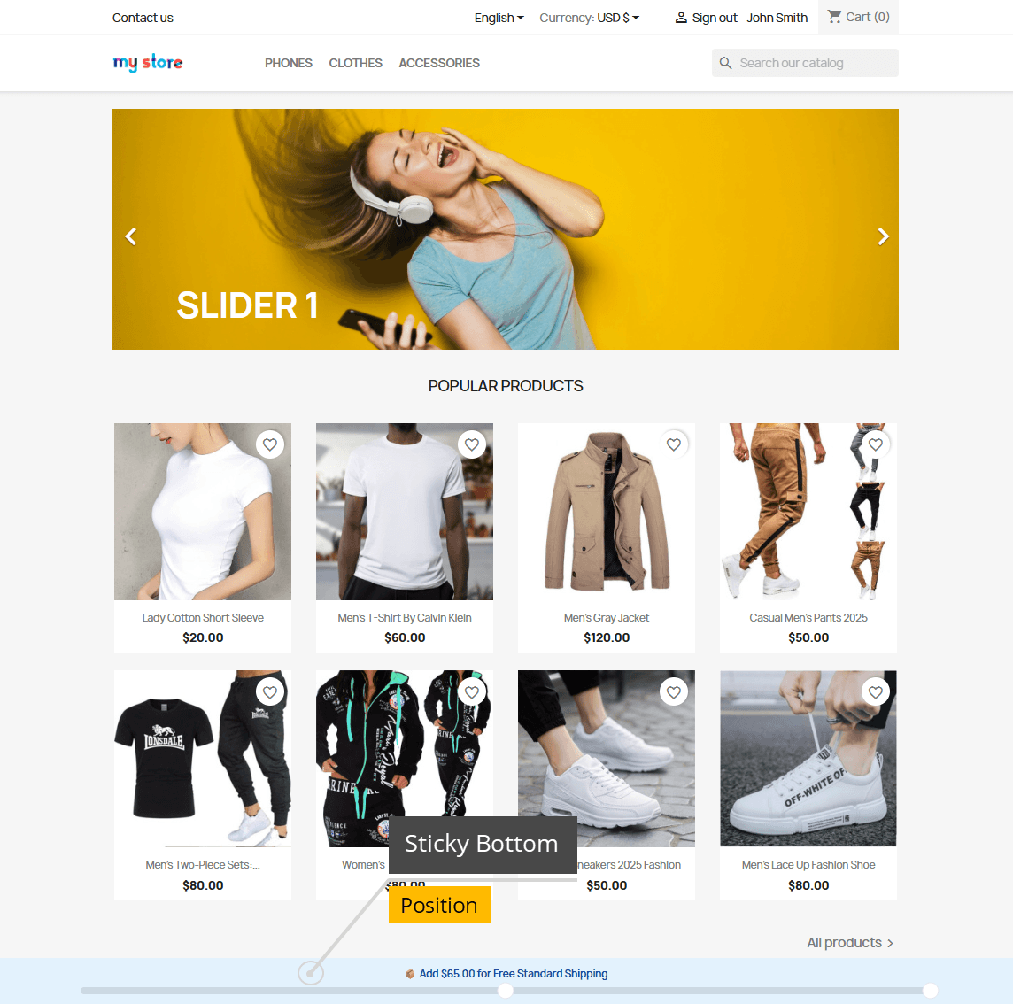 Free Shipping & Cart Reward Progress Bar screenshot 4