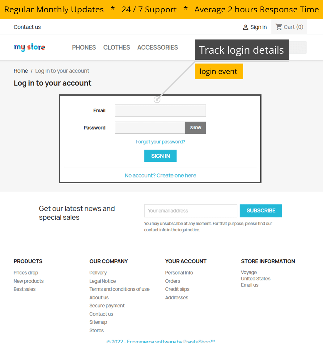 Google Analytics 4 - E-commerce & Custom Events screenshot 1