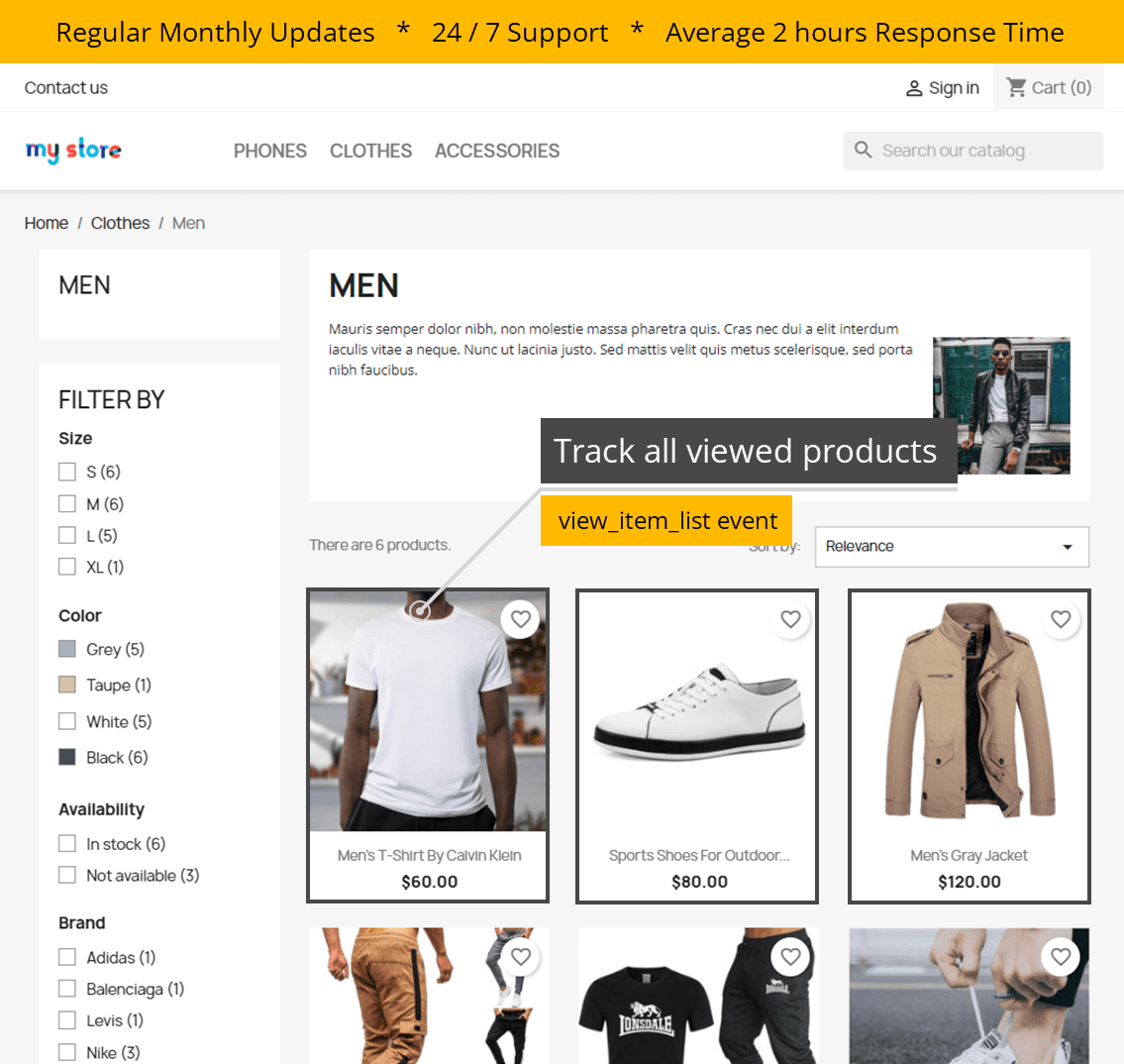 Google Analytics 4 - E-commerce & Custom Events screenshot 3
