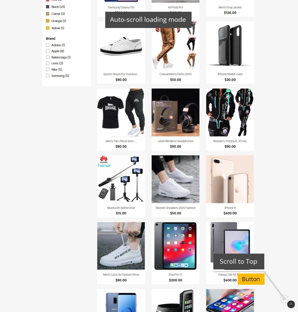 Infinite Scroll & Load More — AJAX Product Loading screenshot 1