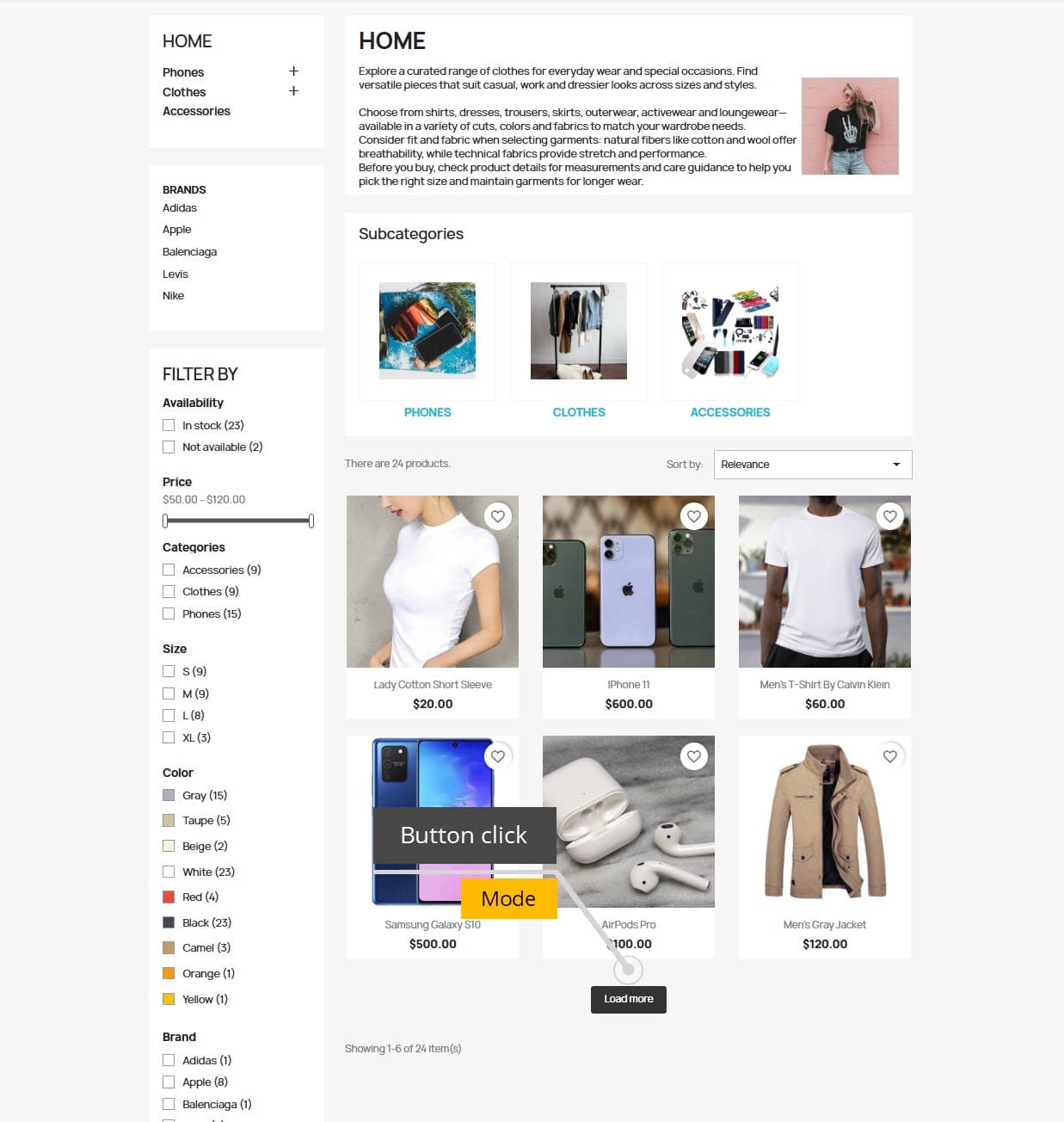 Infinite Scroll & Load More — AJAX Product Loading screenshot 2