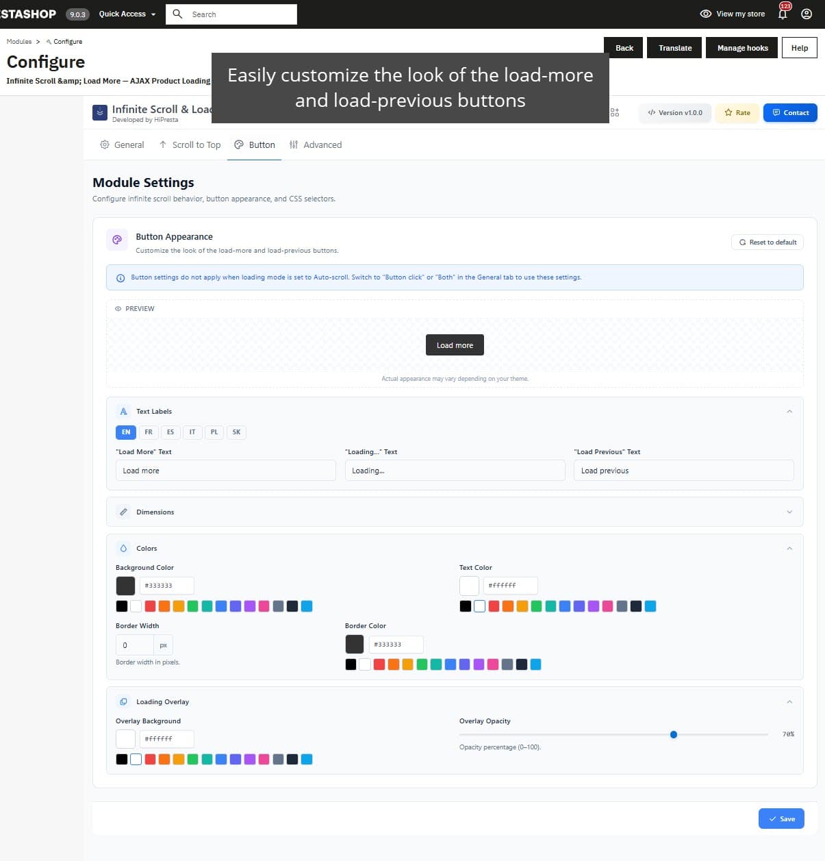 Infinite Scroll & Load More — AJAX Product Loading screenshot 5