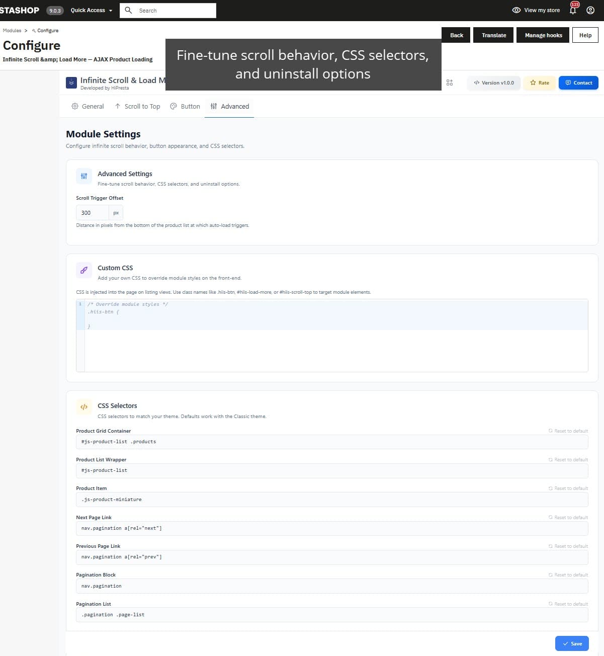 Infinite Scroll & Load More — AJAX Product Loading screenshot 6