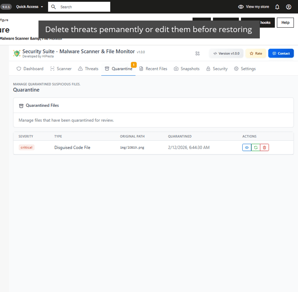 Security Suite - Malware Scanner & File Monitor screenshot 4