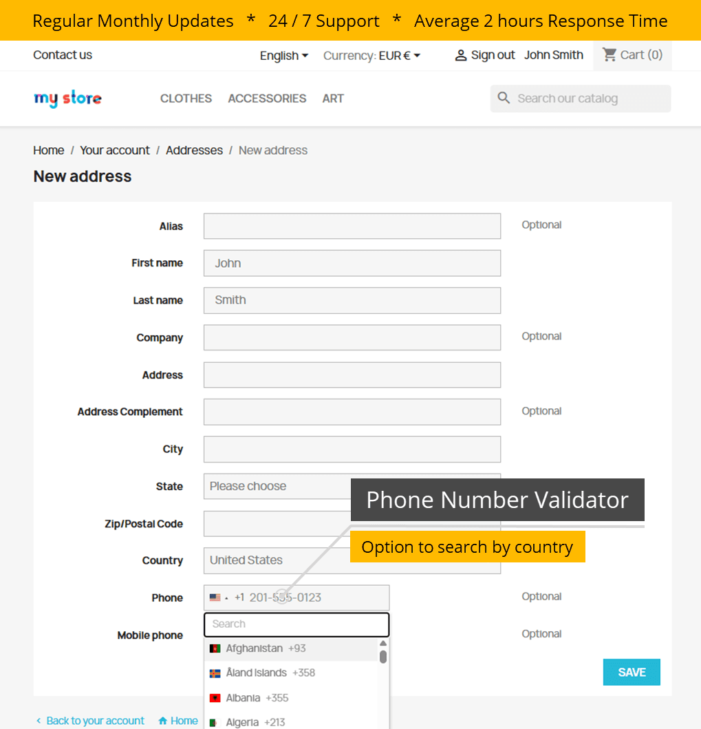 International Phone Validator & SMS Verification screenshot 1