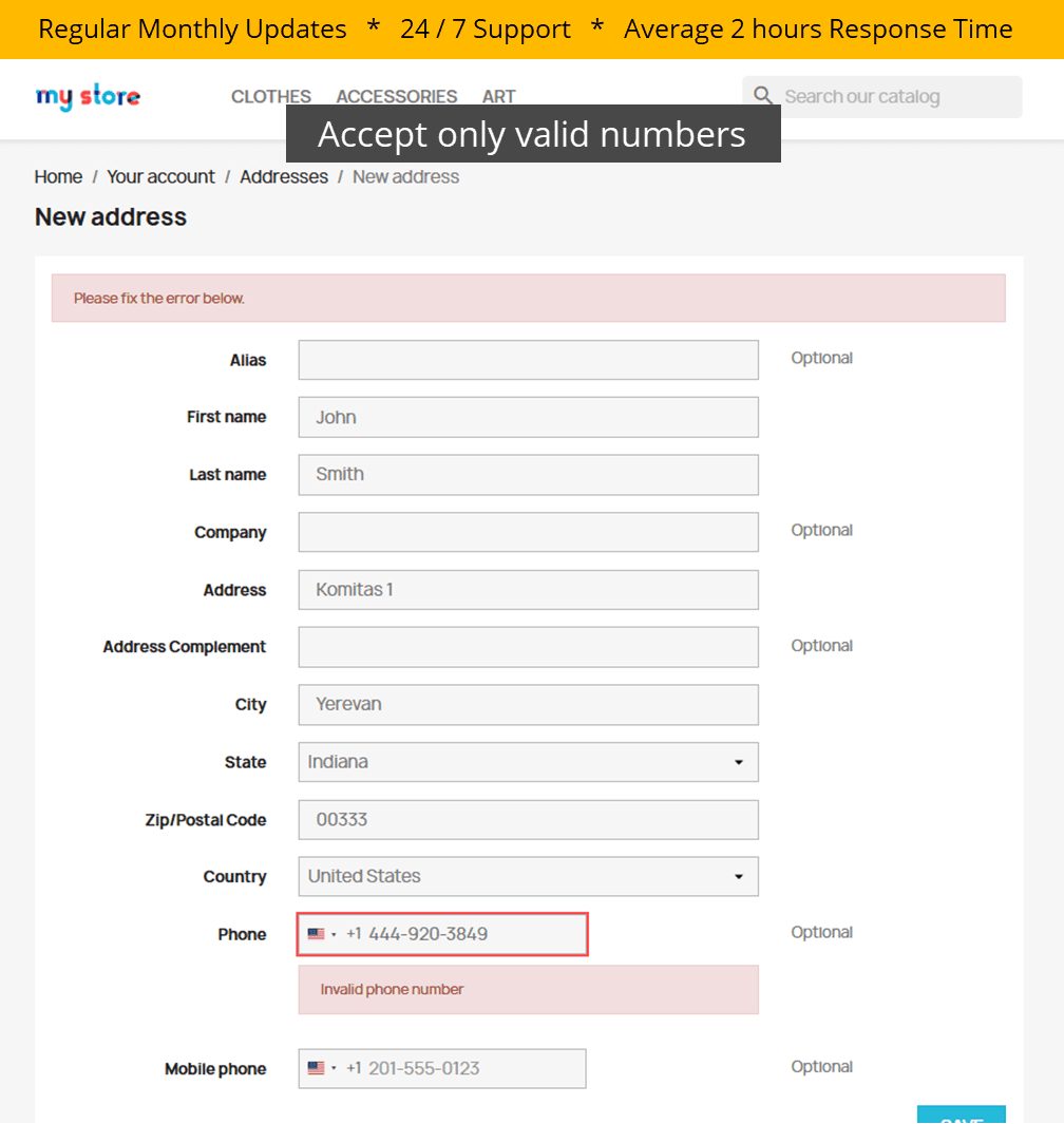 International Phone Validator & SMS Verification screenshot 2