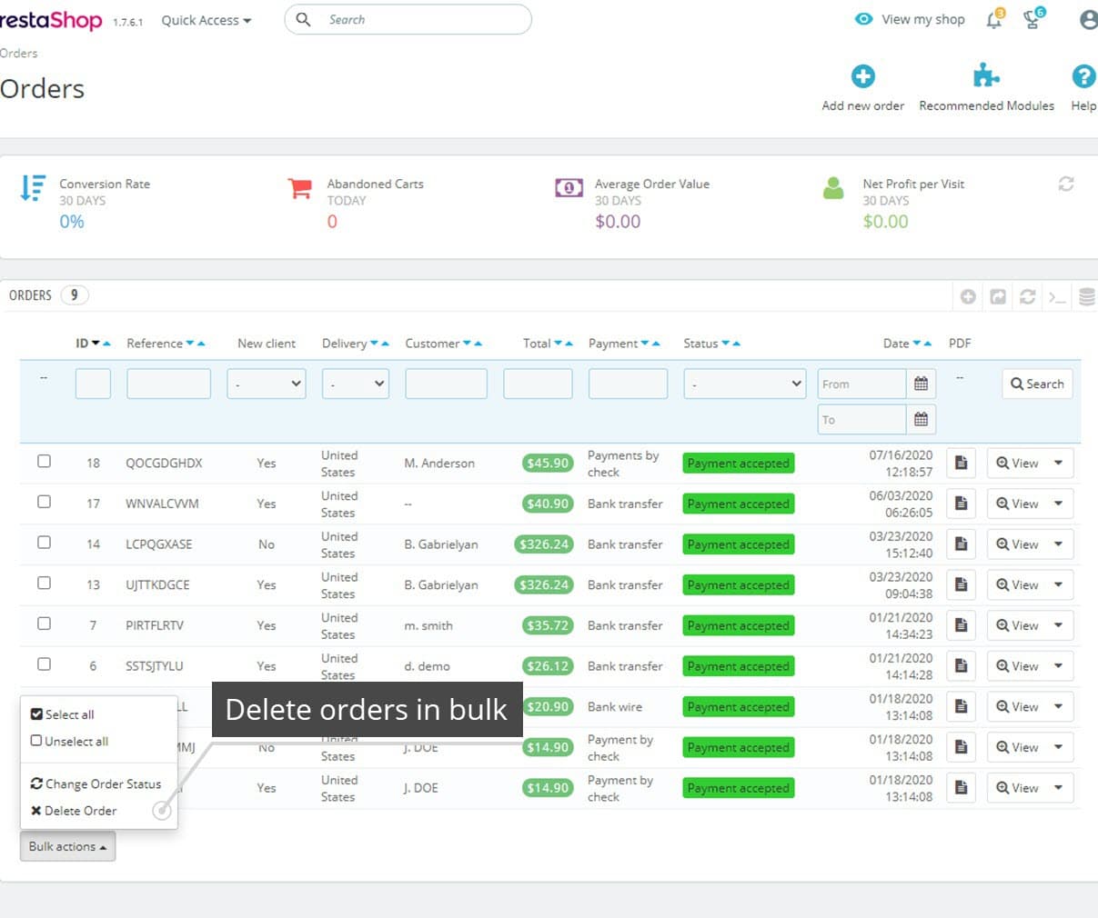 Easy Order Delete screenshot 3