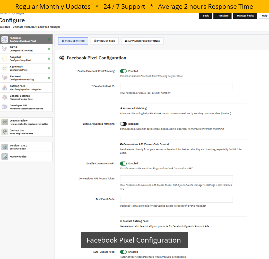 Pixel Hub – Ultimate Pixel, CAPI and Feed Manager screenshot 1
