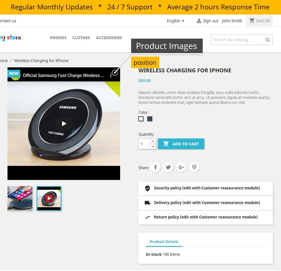 Product Videos - Youtube / Vimeo screenshot 1