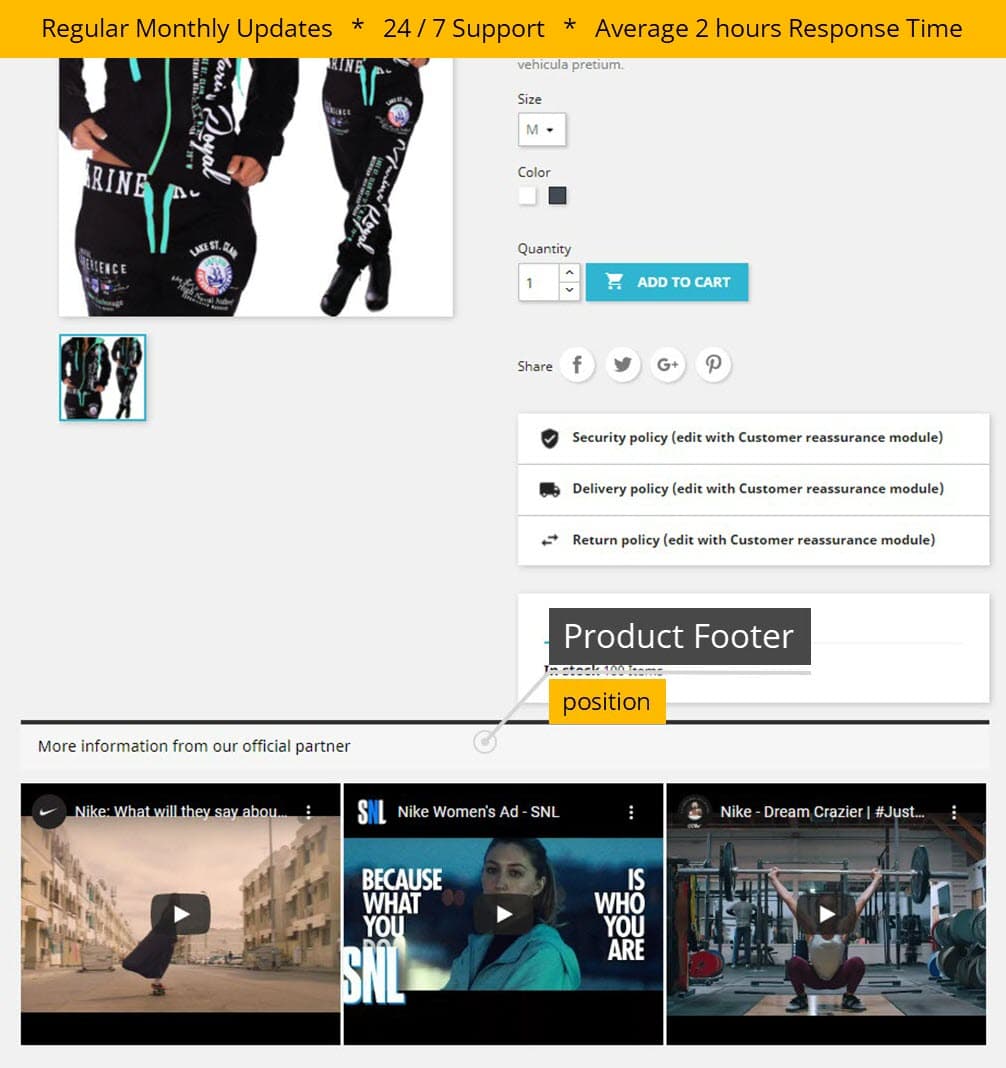 Product Videos - Youtube / Vimeo screenshot 2
