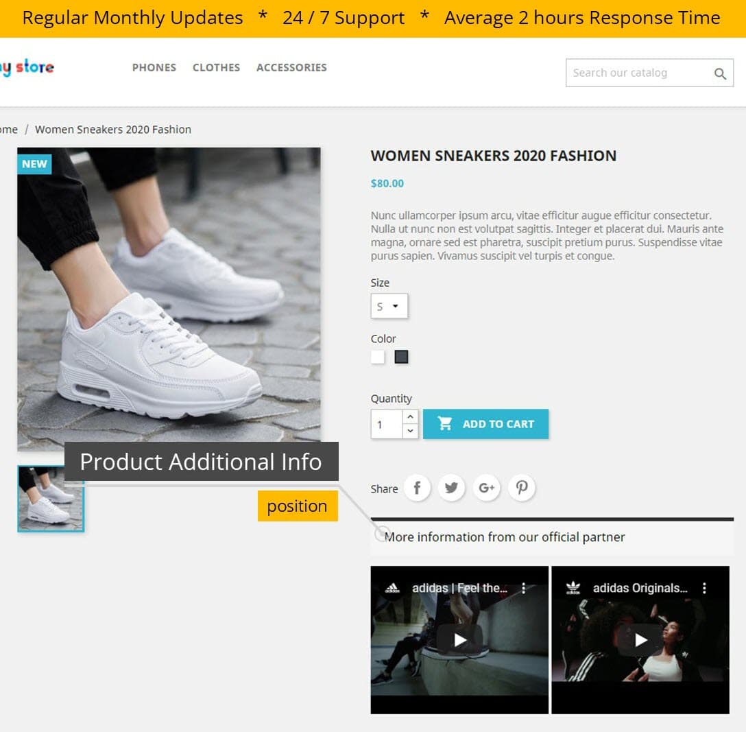 Product Videos - Youtube / Vimeo screenshot 3