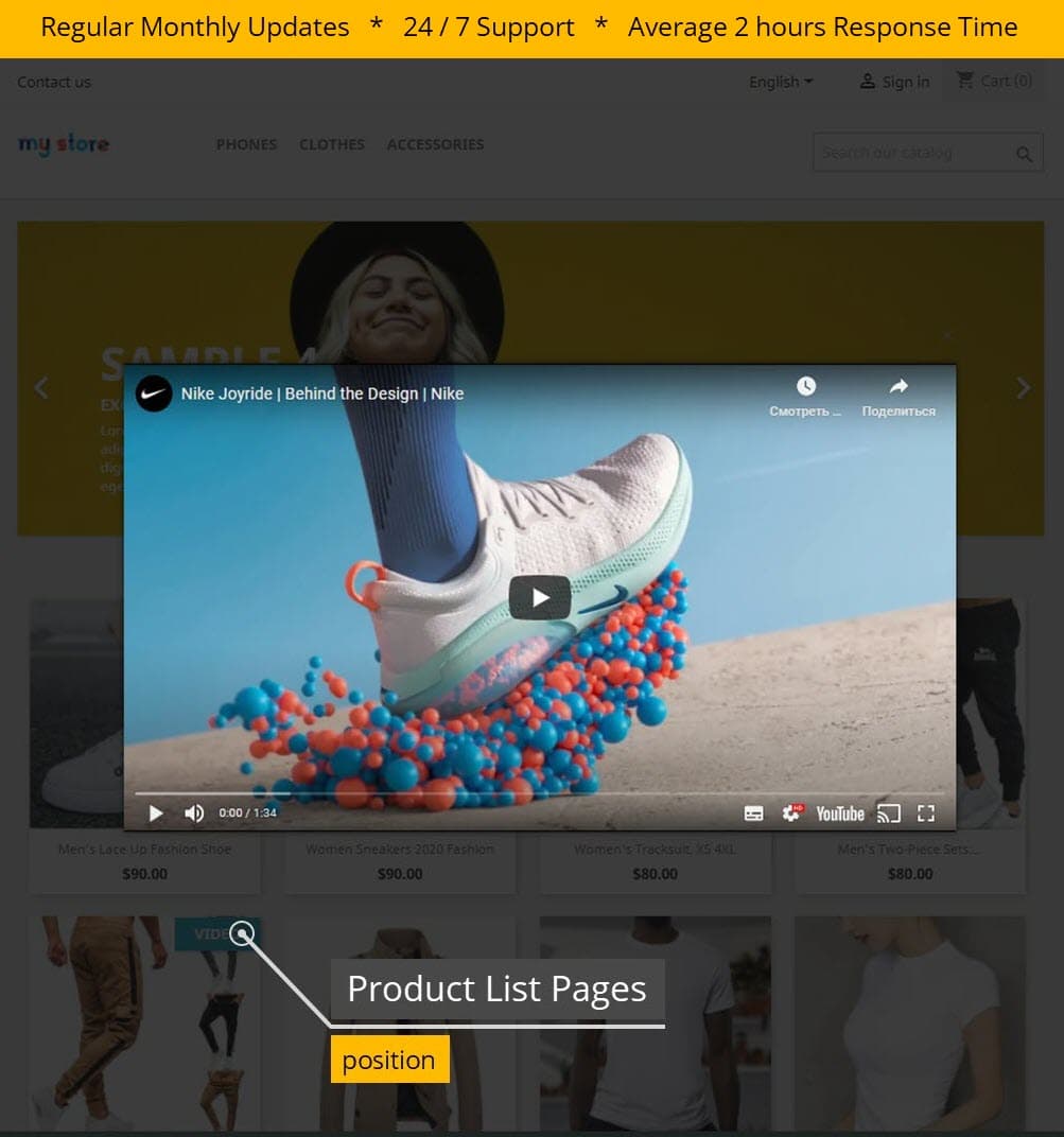 Product Videos - Youtube / Vimeo screenshot 5