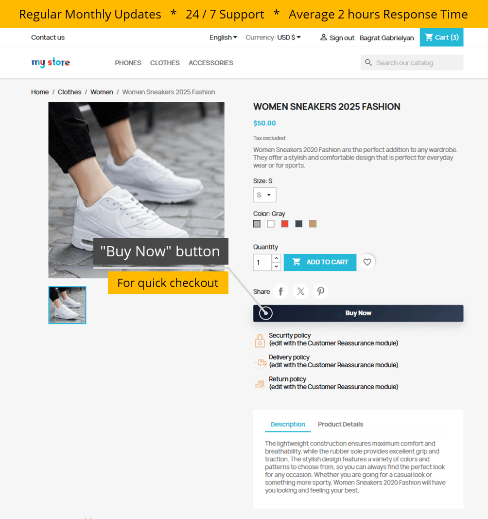 Express Checkout – Fast One-Page Purchase Flow screenshot 1