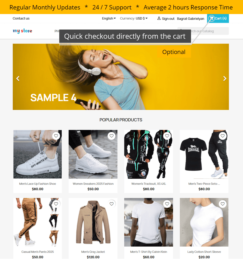 Express Checkout – Fast One-Page Purchase Flow screenshot 4