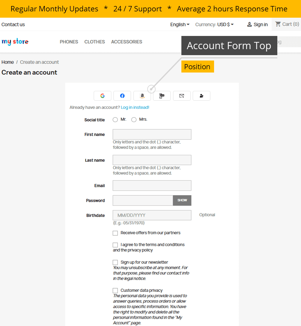Social Login + OTP, Magic Link & Passkey screenshot 4