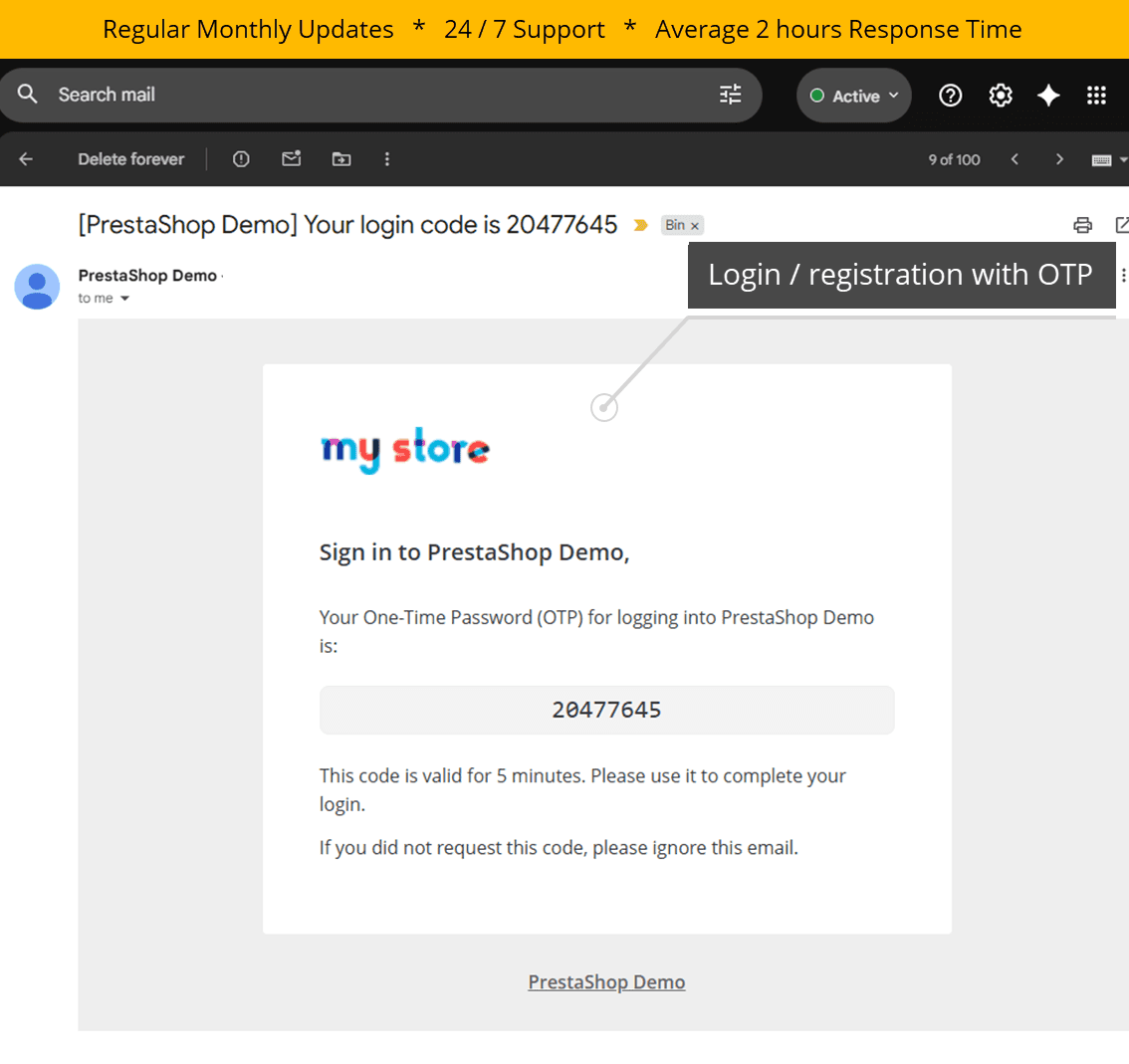 Social Login + OTP, Magic Link & Passkey screenshot 6